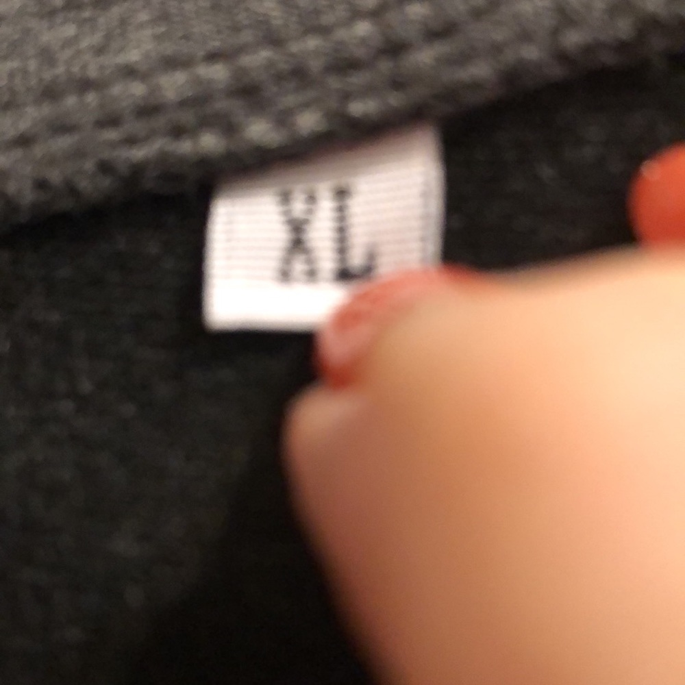 Fall dark gray sweatshirt in XL “AUTUMN HARVEST” with pumpkins. NWOT - Picture 4 of 5